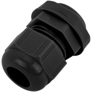Prensaestopas de poliamida PG13,5 negro