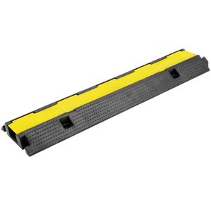 Pasacables de suelo para protección de cables eléctricos de 1 vía 99x26cm negro