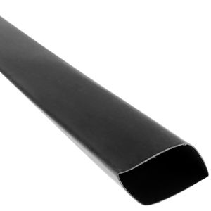 Tubo termoretráctil negro de 25,0 mm en bobina de 5 m