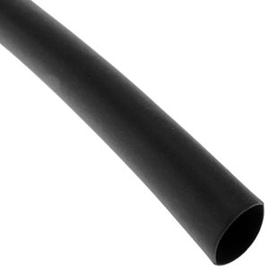 Tubo termoretráctil negro de 4,5 mm en bobina de 12 m