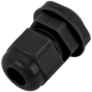 Prensaestopas de poliamida M12x1.5/8 negro