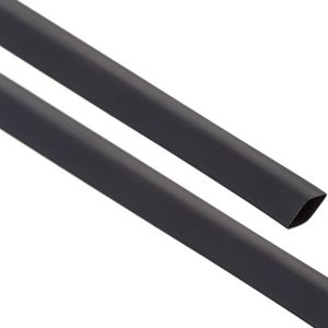 Caja termoretráctil color negro diámetro 9,5 - 4,8 mm bobina de 10m