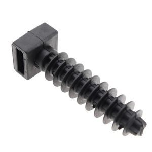 Taco a presión negro 8mm para bridas 100 unidades