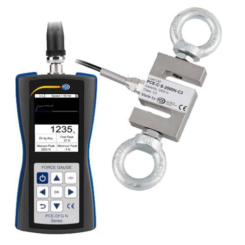 Dinamómetro PCE-DFG N2.5K - PC18300 - 01