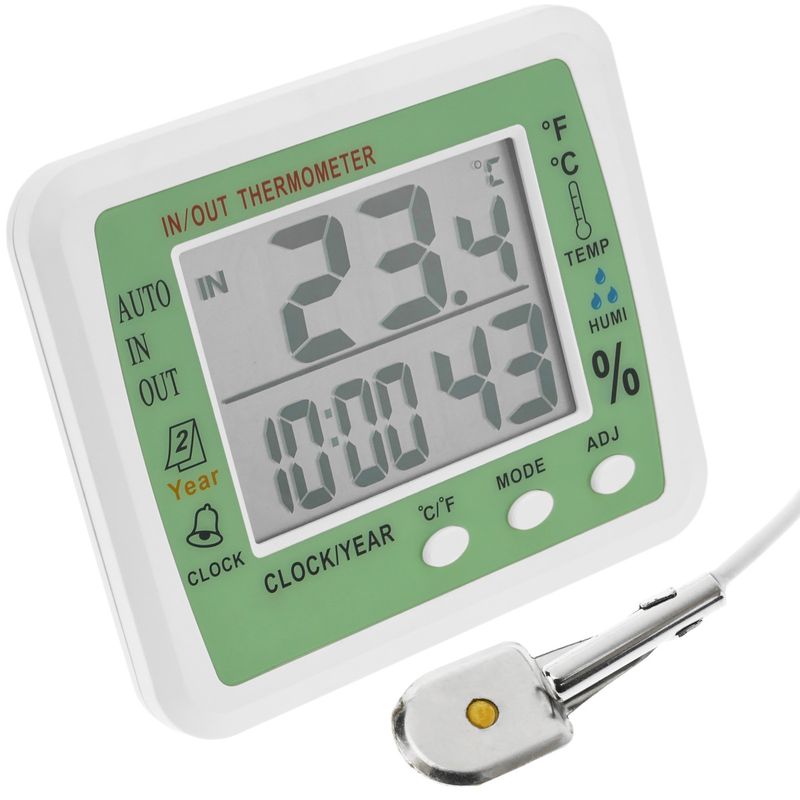 Termómetro higrómetro y reloj digital DW-0219 - AO06400 - 01